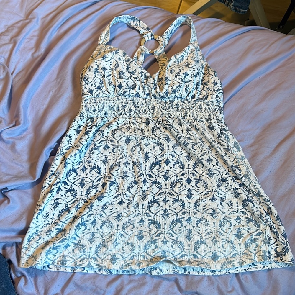 Summer tank top with flowy bottom